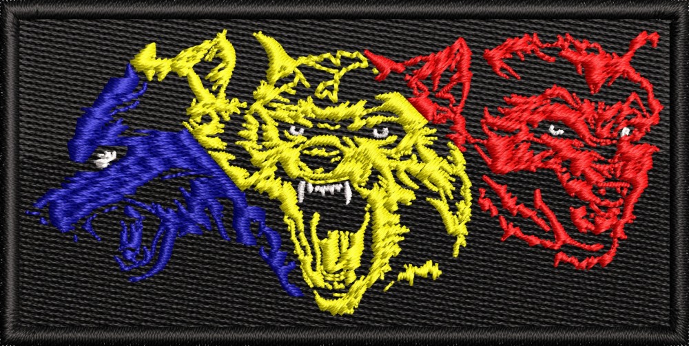 EMBLEMA TRICOLOR CAPI DE LUPI